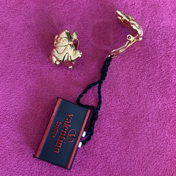 Vintage Valentino Frog Earrings ✨firm price✨ - Picture 4 of 5